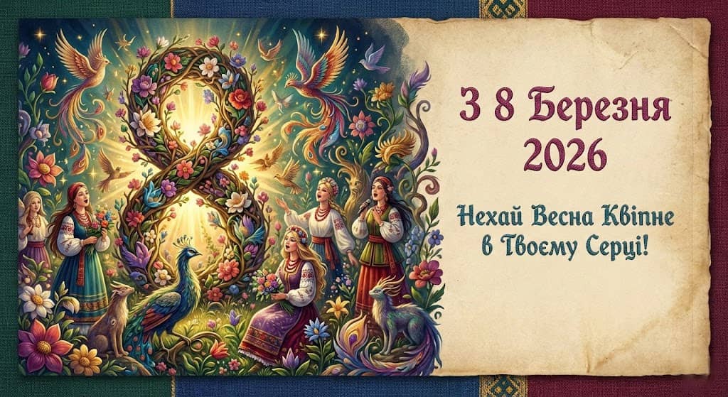 Красиві привітання з 8 березня 2026: оригінальні картинки та листівки